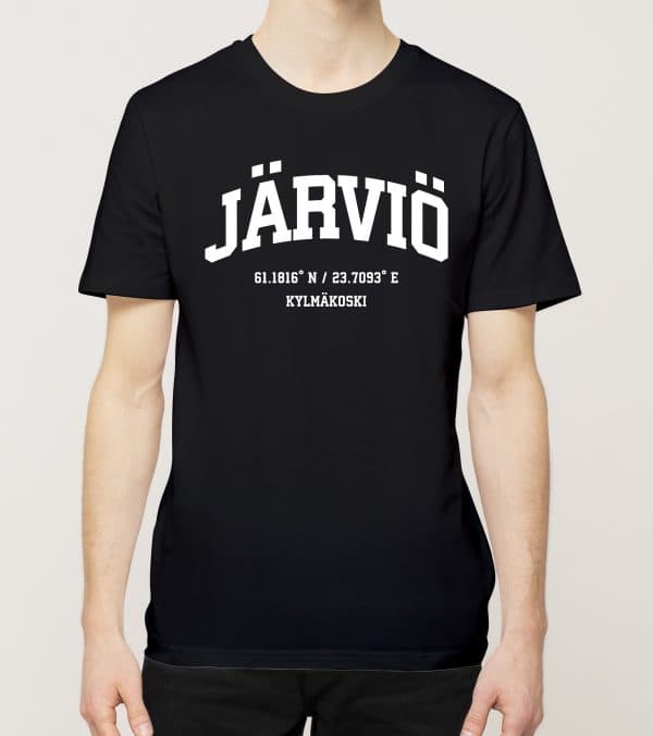 Akaa - Järviö, Koordinaatit, t-paita