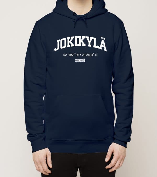 Kihniö - Jokikylä, Koordinaatit, huppari