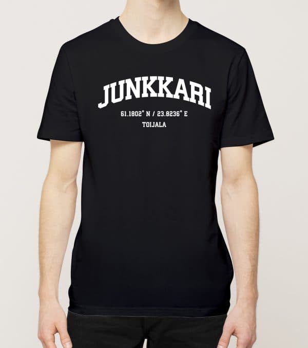 Akaa - Junkkari, Koordinaatit, t-paita