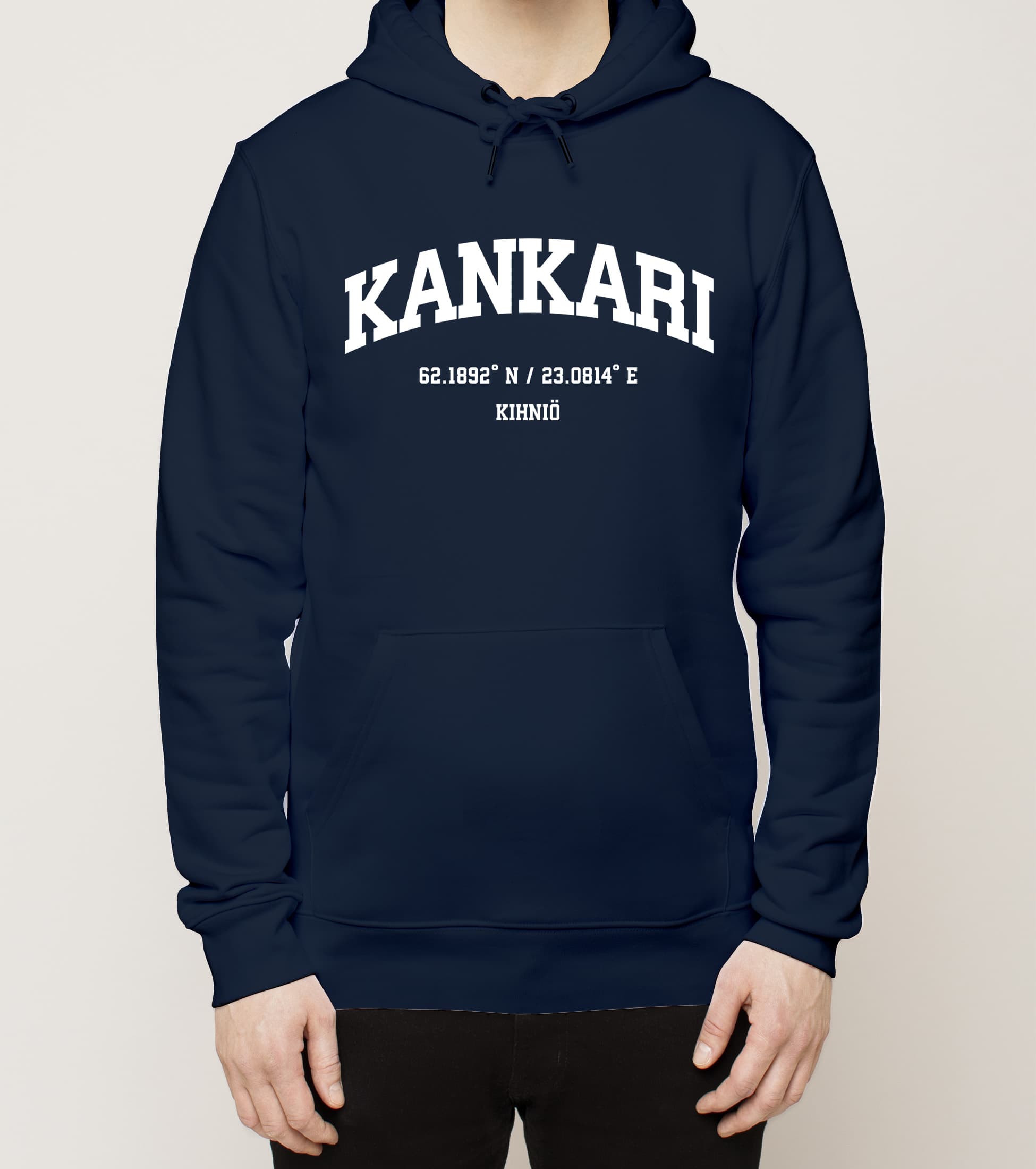 Kihniö - Kankari, Koordinaatit, huppari