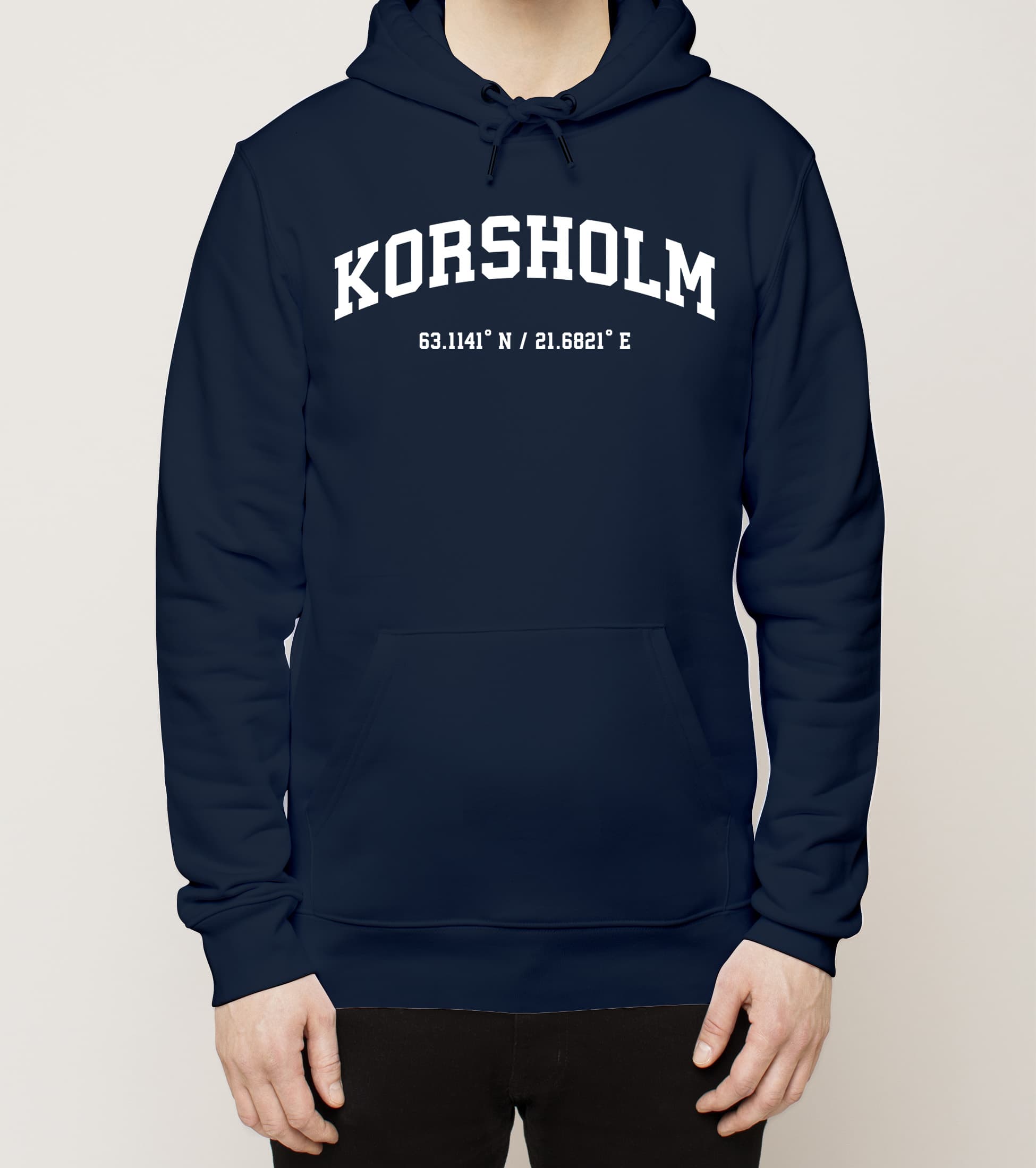 Mustasaari - Korsholm, Koordinaatit, huppari