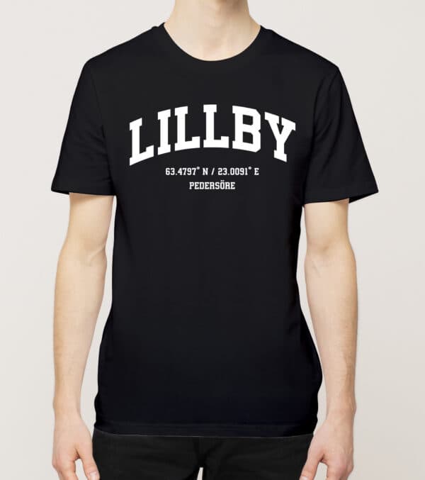 Pedersöre - Lillby, Koordinaatit, t-paita