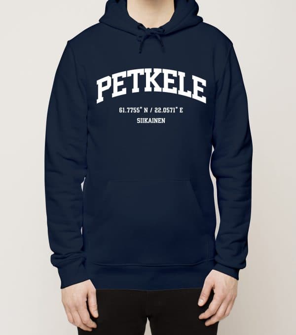 Siikainen - Petkele, Koordinaatit, huppari