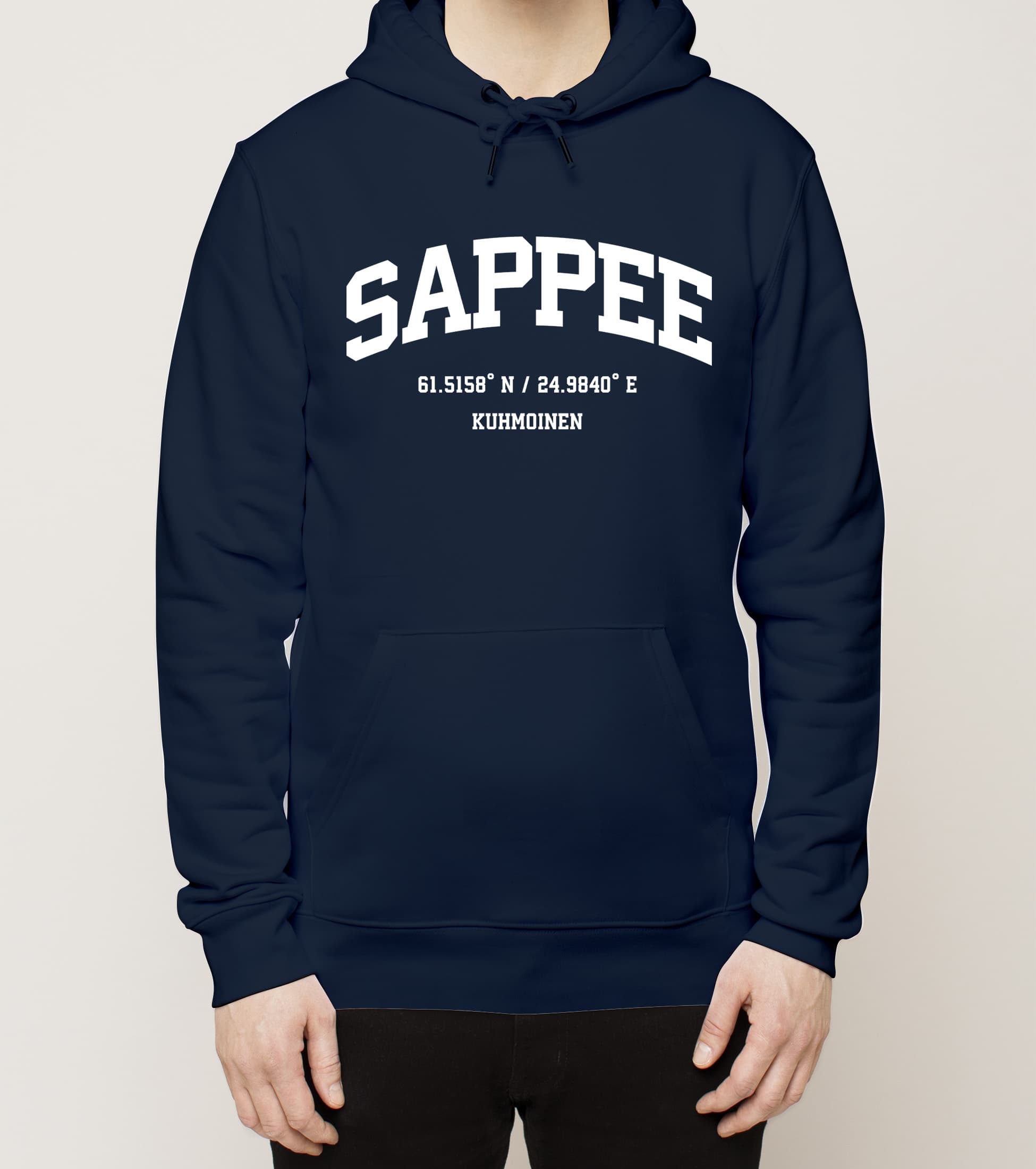 Kuhmoinen - Sappee, Koordinaatit, huppari