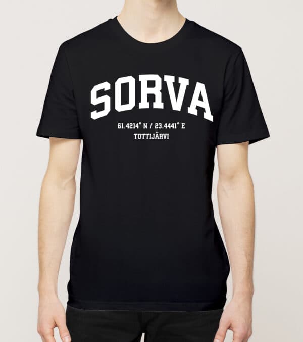 Nokia - Sorva, Koordinaatit, t-paita