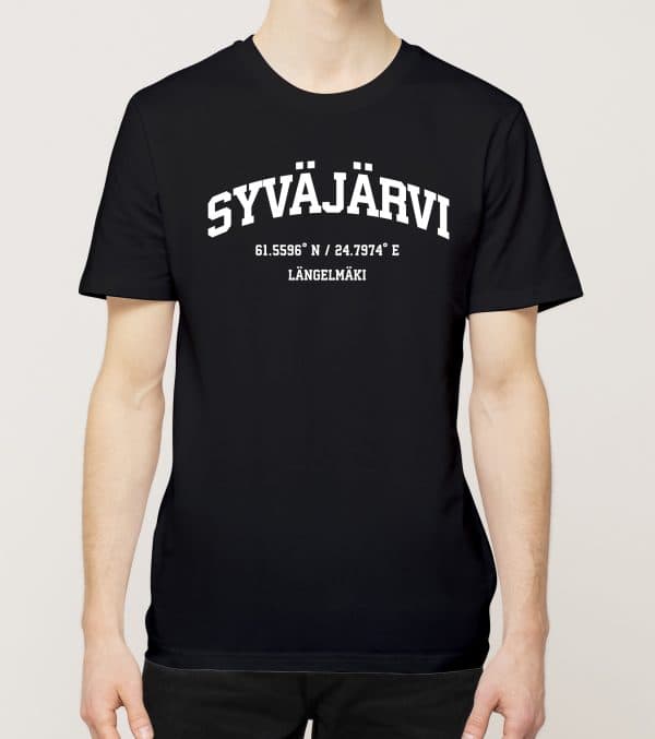 Orivesi - Syväjärvi, Koordinaatit, t-paita