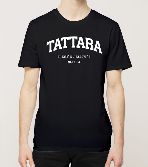 Nakkila - Tattara, Koordinaatit, t-paita