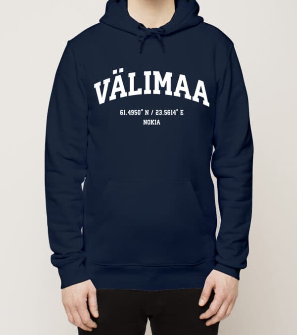 Nokia - Välimaa, Koordinaatit, huppari