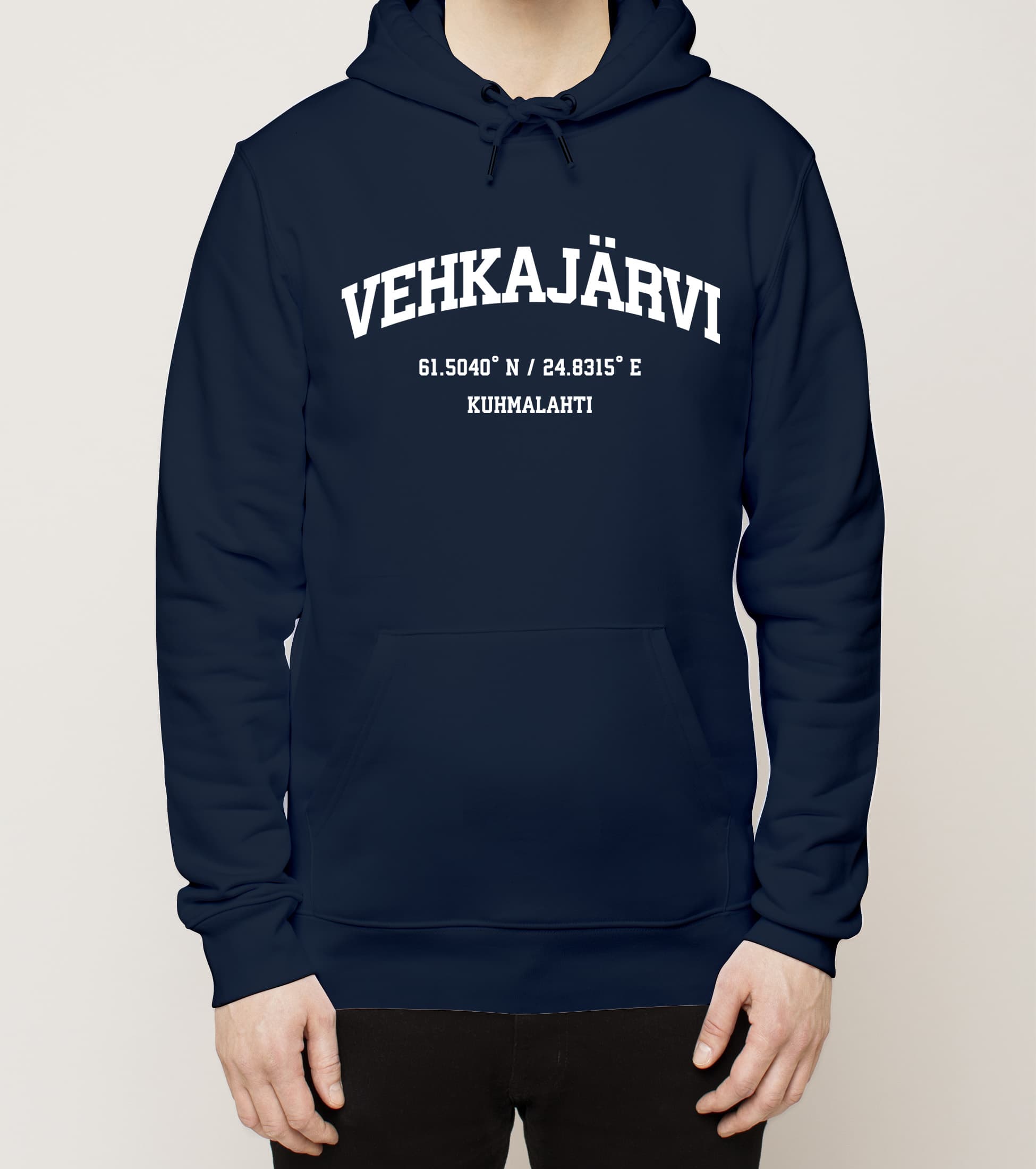 Kangasala - Vehkajärvi, Koordinaatit, huppari