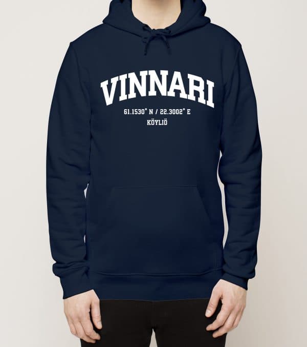 Säkylä - Vinnari, Koordinaatit, huppari
