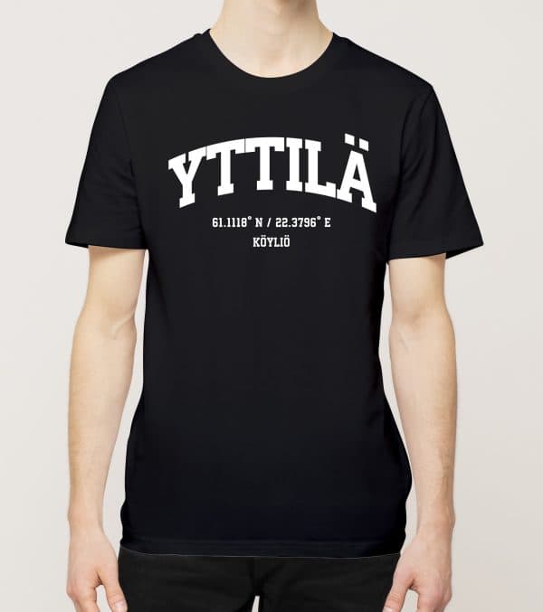 Säkylä - Yttilä, Koordinaatit, t-paita