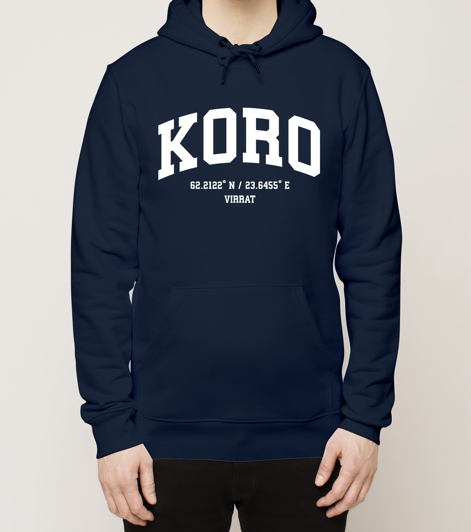 Virrat - Koro, Koordinaatit, huppari