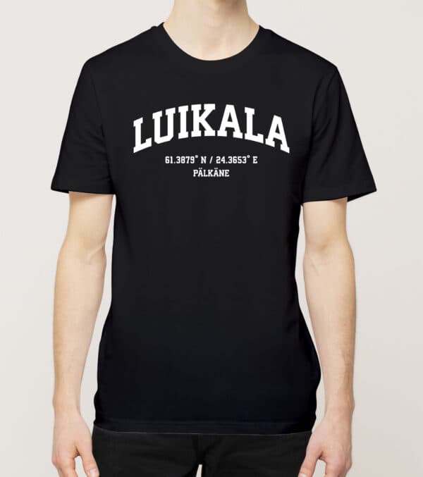 Pälkäne - Luikala, Koordinaatit, t-paita