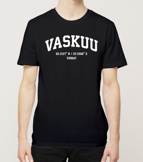 Virrat - Vaskuu, Koordinaatit, t-paita