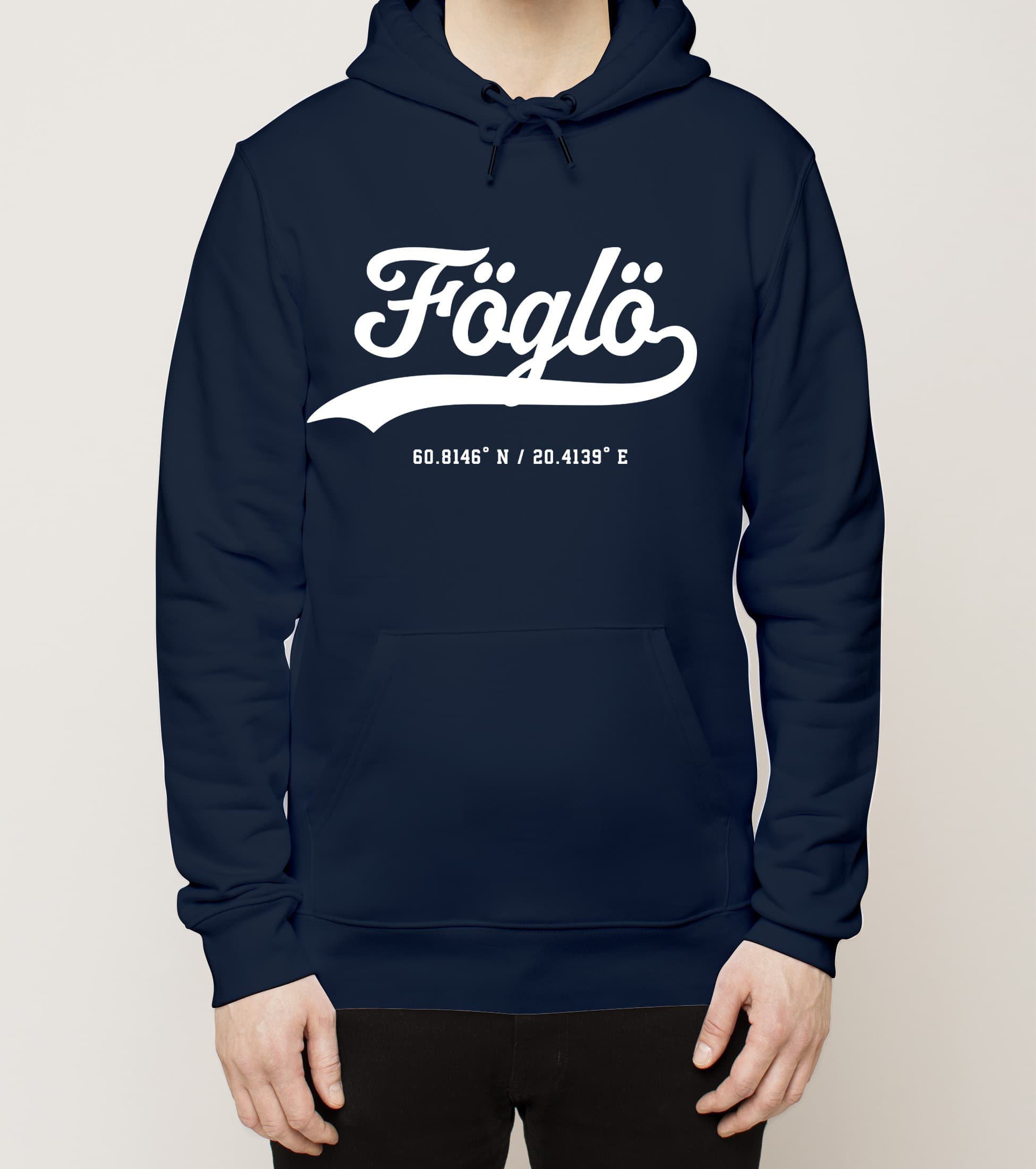 Föglö - Föglö, Kauno ja koordinaatit, huppari
