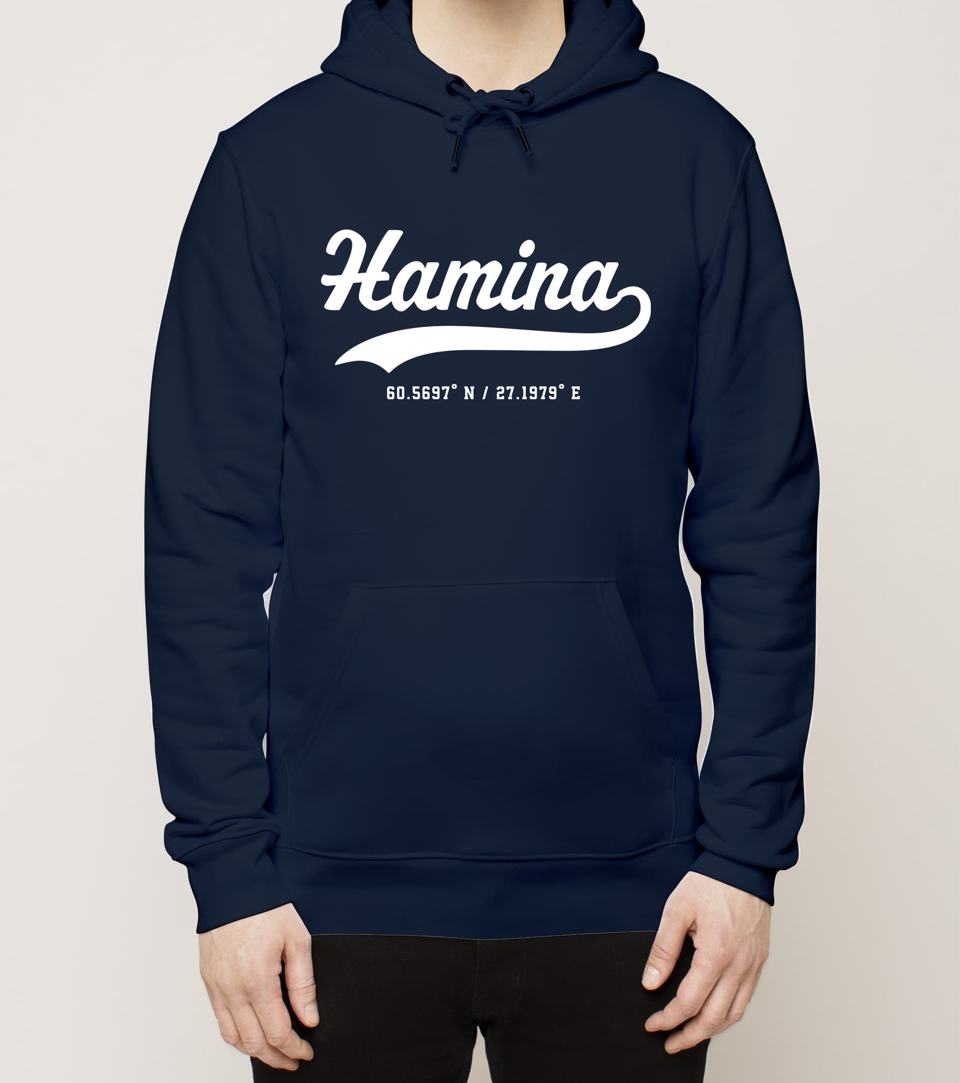 Hamina - Hamina, Kauno ja koordinaatit, huppari