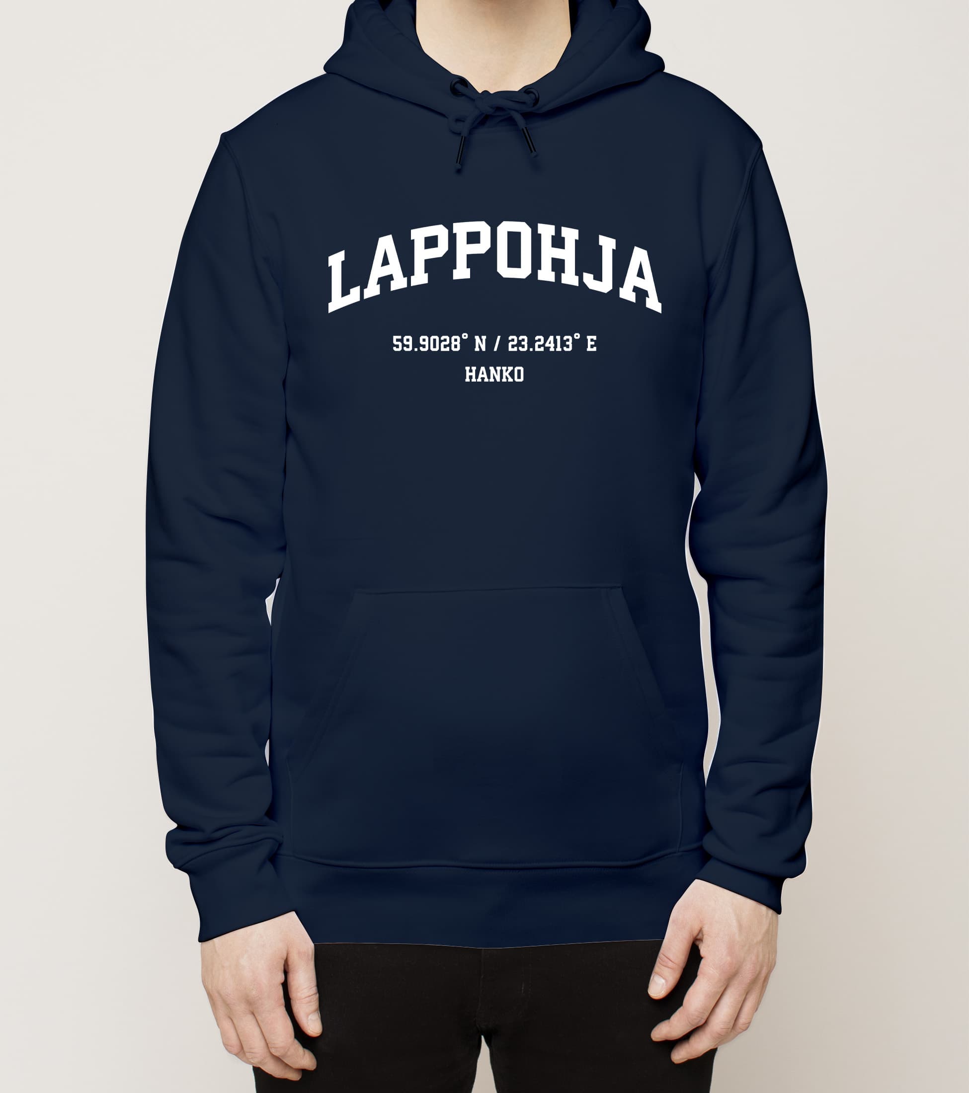 Hanko - Lappohja, Koordinaatit, huppari