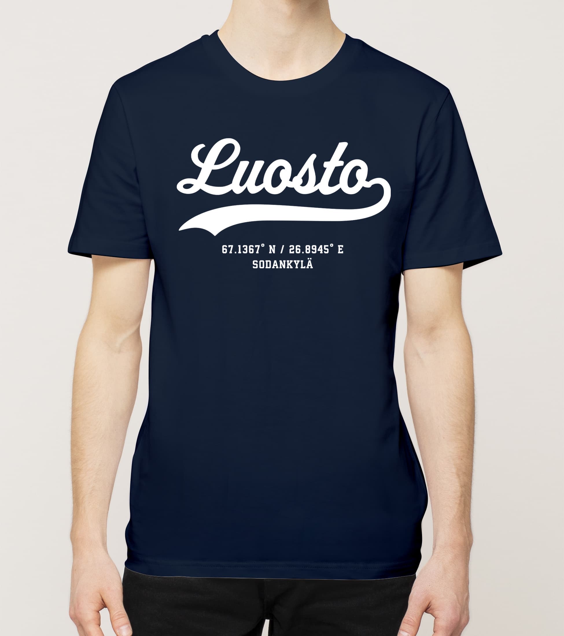 Sodankylä - Luosto, Kauno ja koordinaatit, t-paita