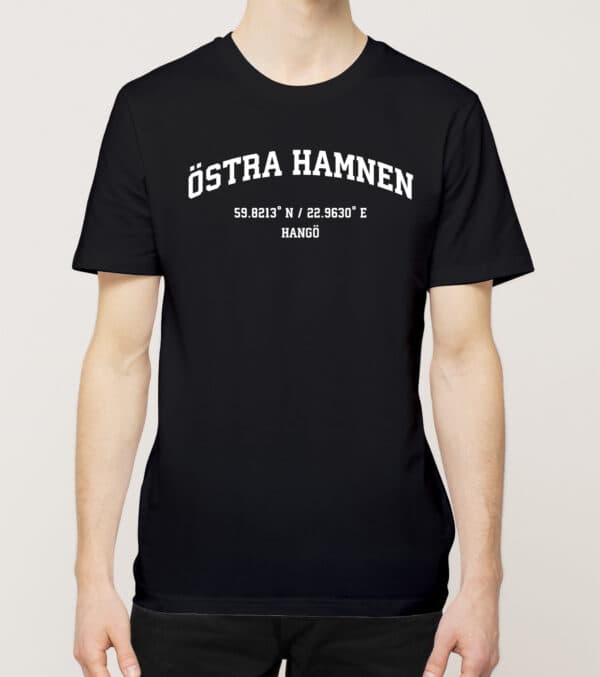 Hangö - Östra Hamnen, Koordinaatit, t-paita
