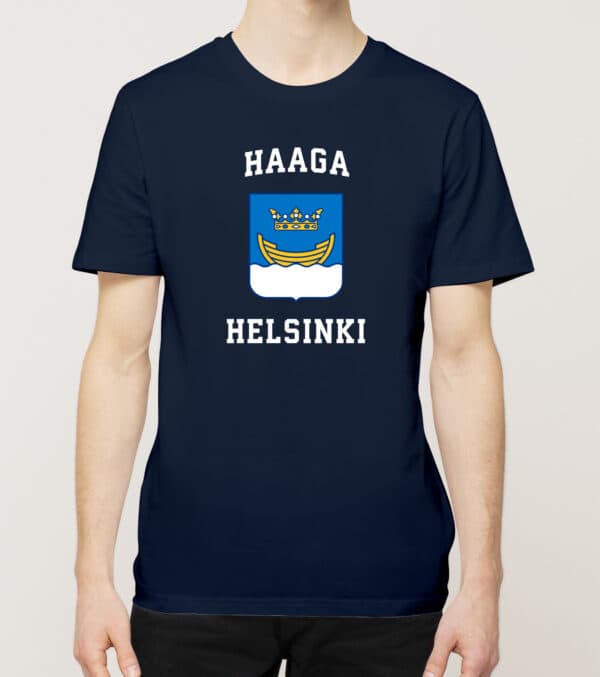 Helsinki – Haaga, Vaakuna, t-paita