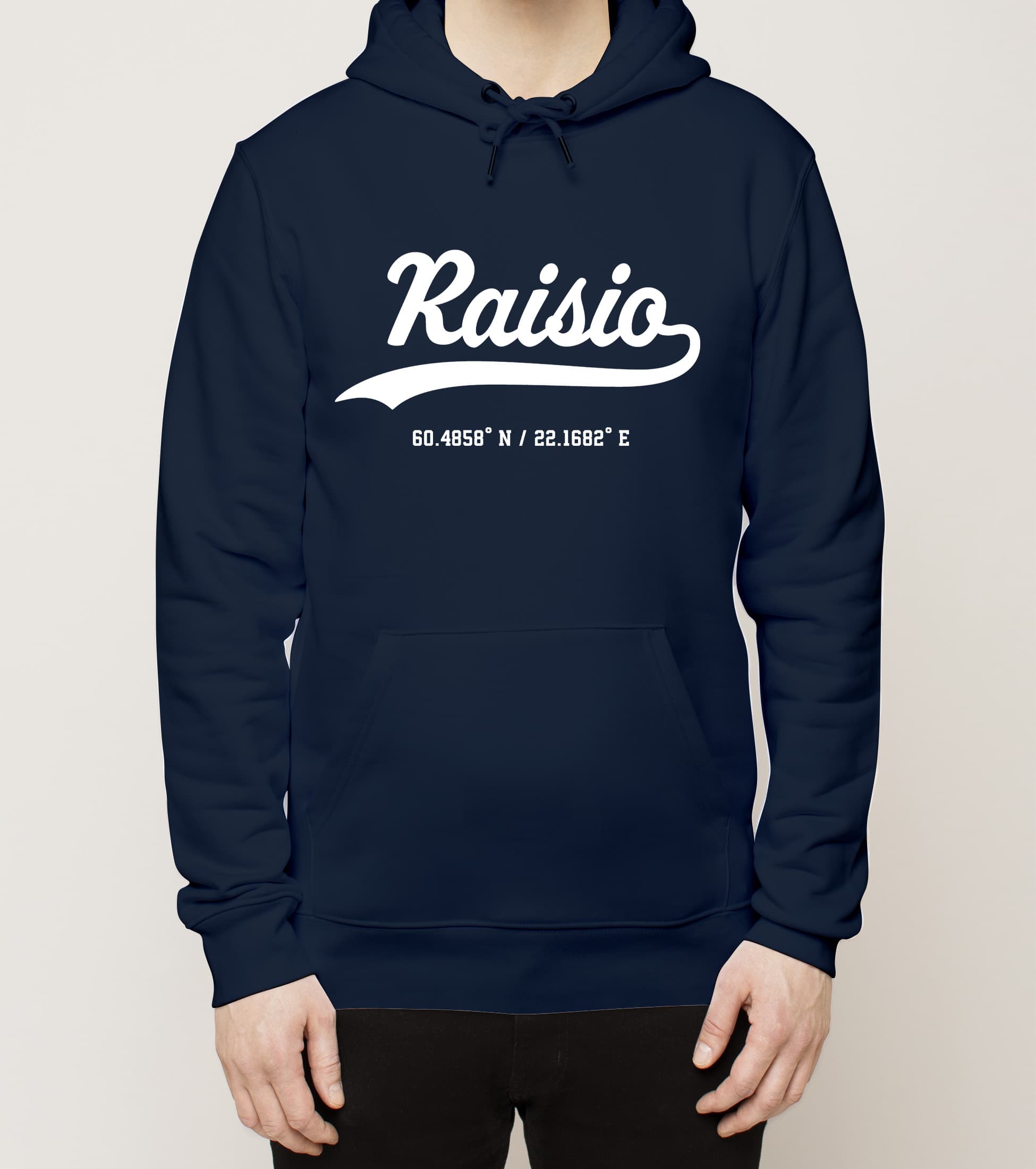 Raisio - Raisio, Kauno ja koordinaatit, huppari
