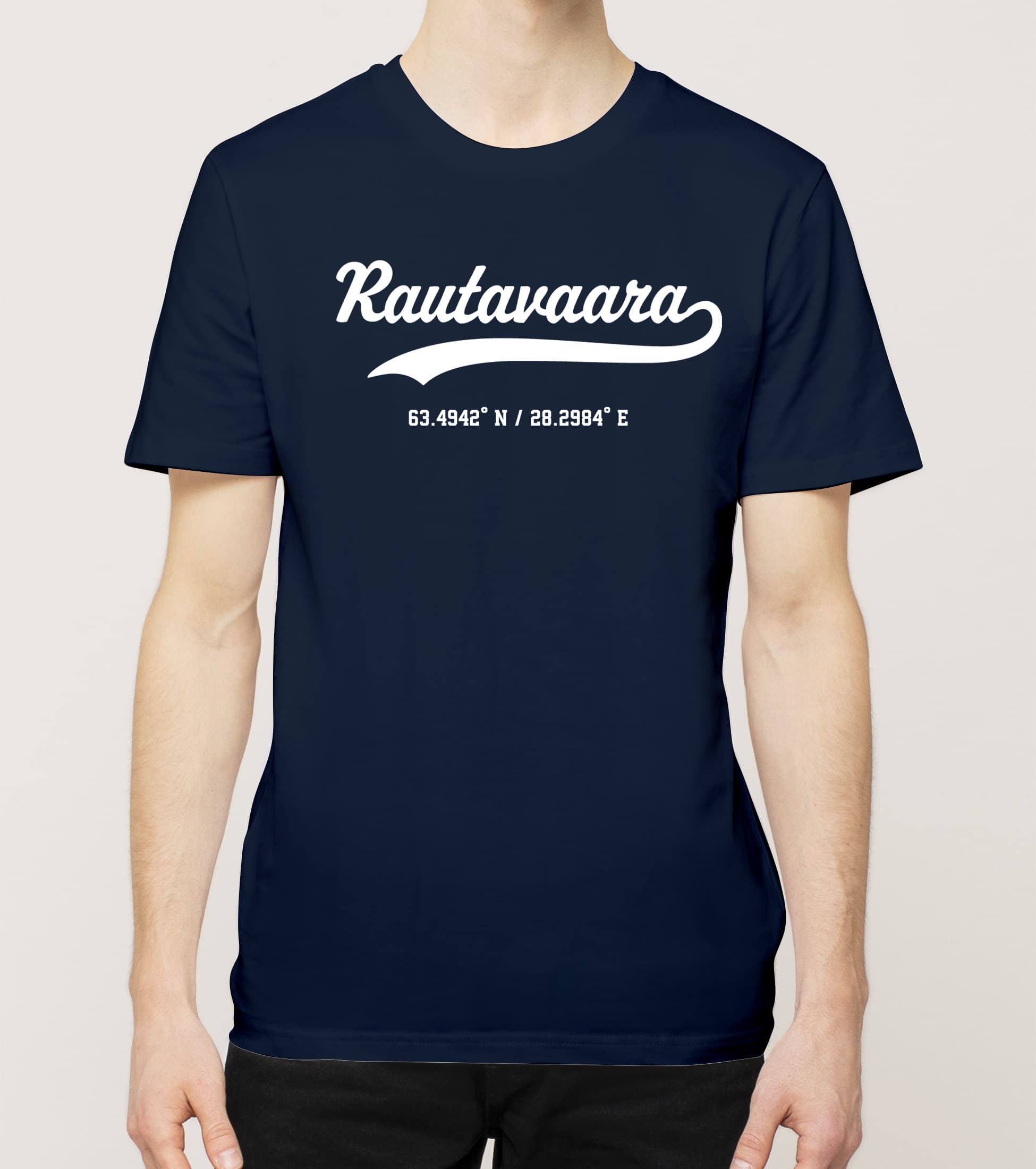 Rautavaara - Rautavaara, Kauno ja koordinaatit, t-paita