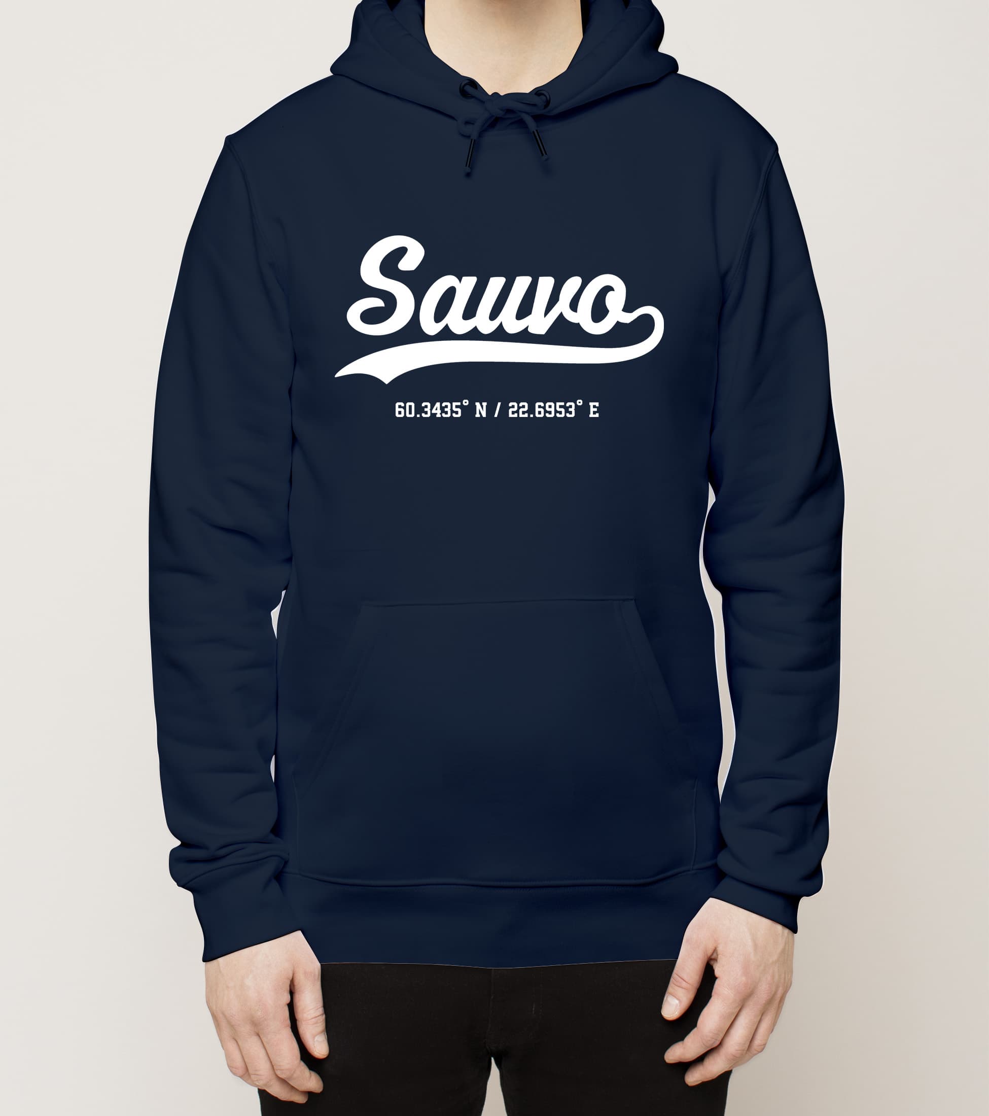 Sauvo - Sauvo, Kauno ja koordinaatit, huppari