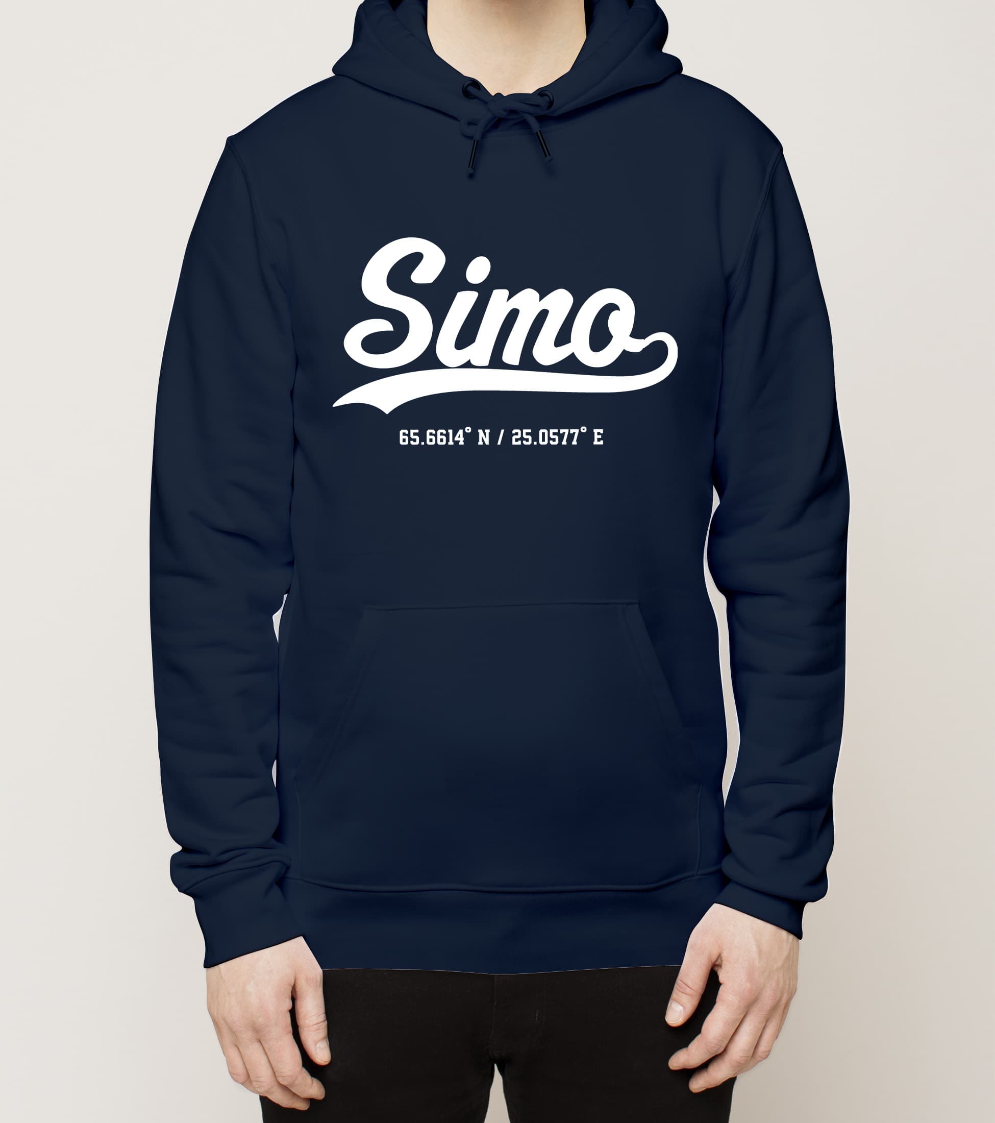 Simo - Simo, Kauno ja koordinaatit, huppari