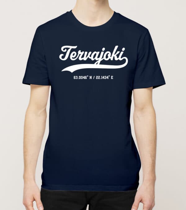 Tervajoki - Tervajoki, Kauno ja koordinaatit, t-paita