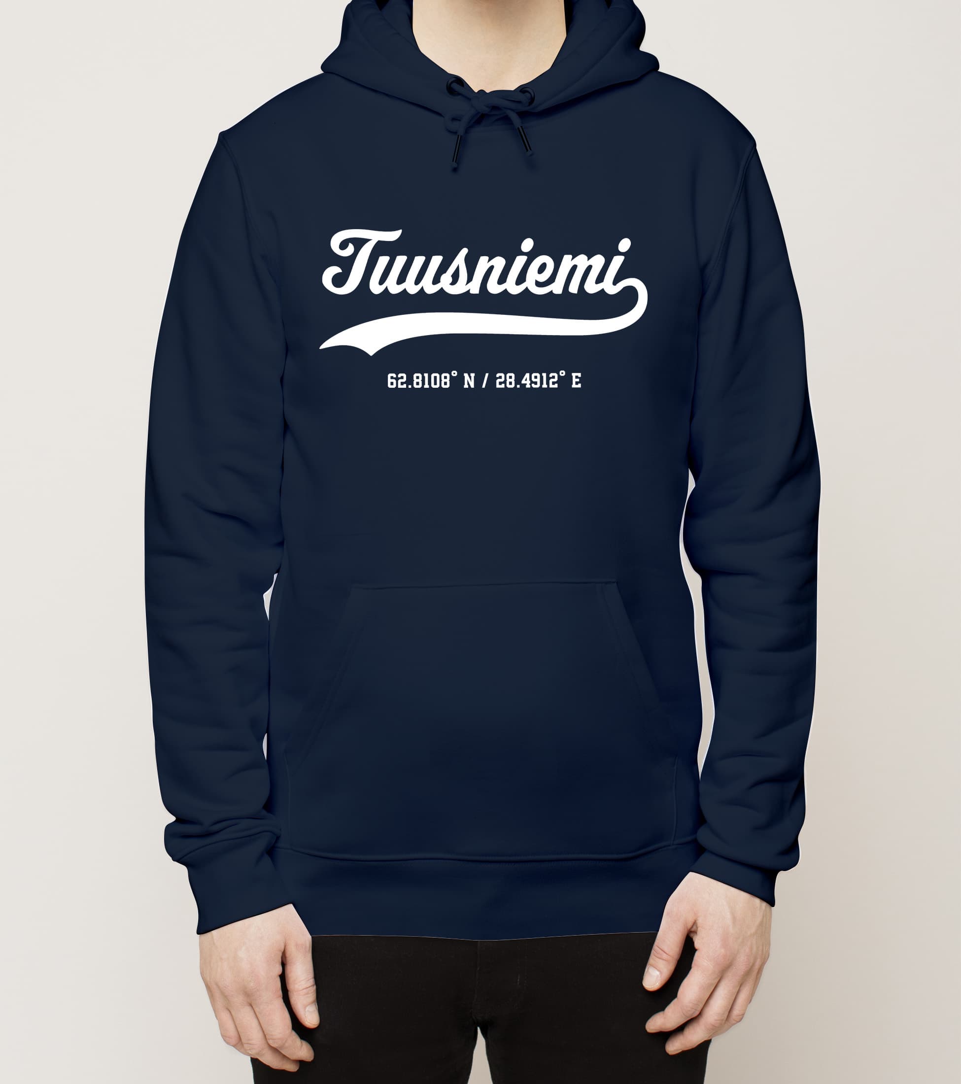 Tuusniemi - Tuusniemi, Kauno ja koordinaatit, huppari