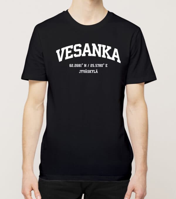 Jyväskylä - Vesanka, Koordinaatit, t-paita