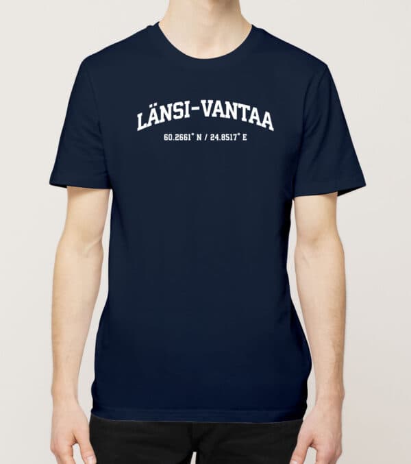 Vantaa – Länsi-Vantaa, koordinaatit, t-paita