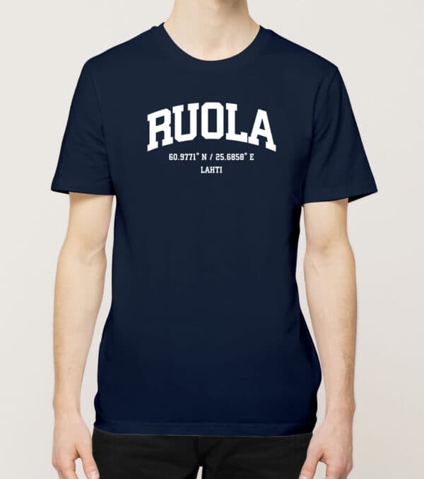 Lahti – Ruola, koordinaatit, t-paita