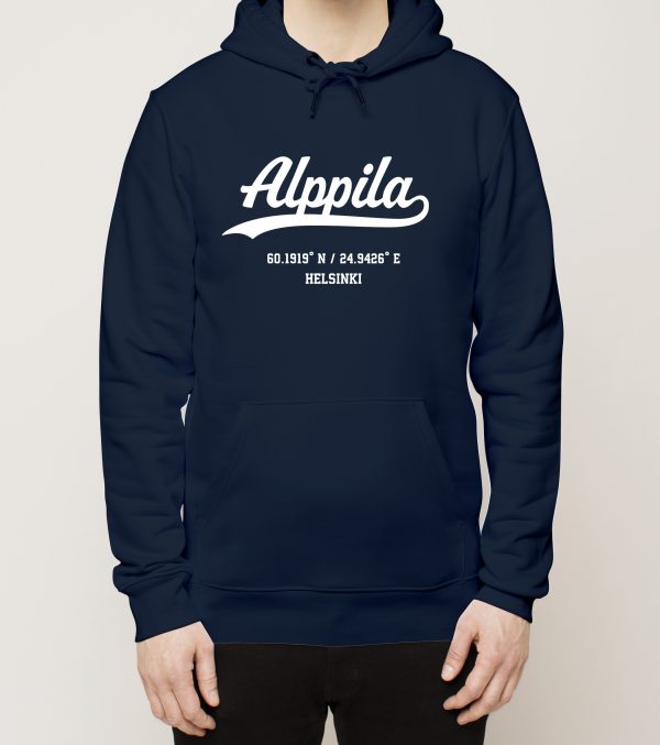 Helsinki – Alppila, Kauno ja koordinaatit, huppari