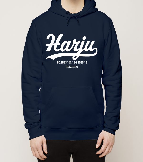 Helsinki – Harju, Kauno ja koordinaatit, huppari