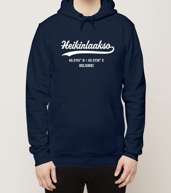 Helsinki – Heikinlaakso, Kauno ja koordinaatit, huppari