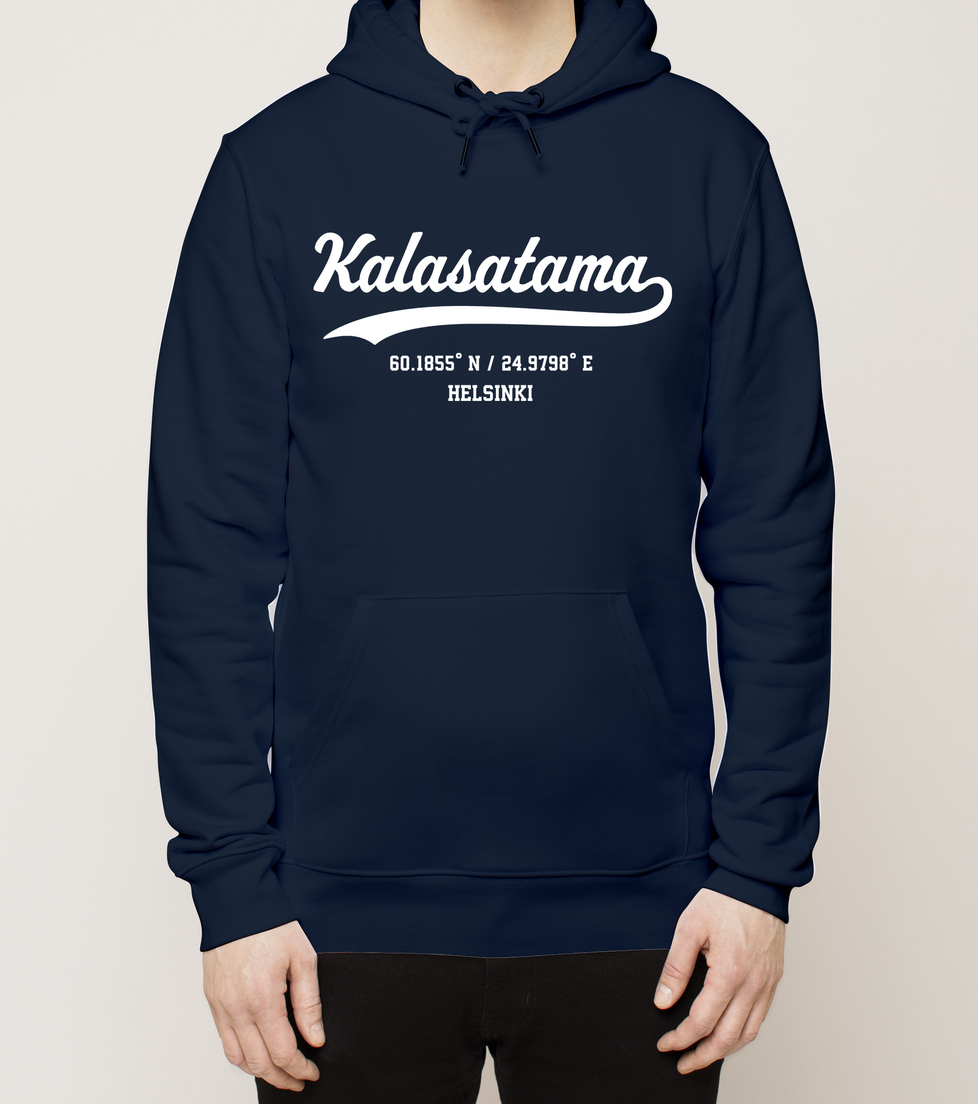 Helsinki – Kalasatama, Kauno ja koordinaatit, huppari