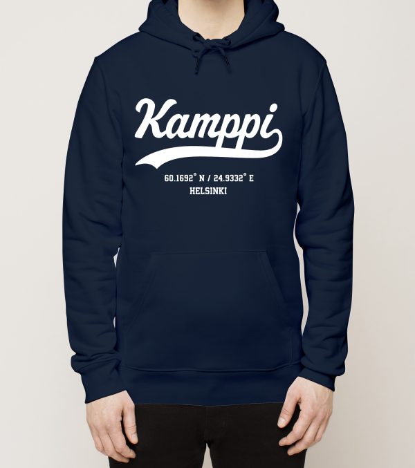 Helsinki – Kamppi, Kauno ja koordinaatit, huppari