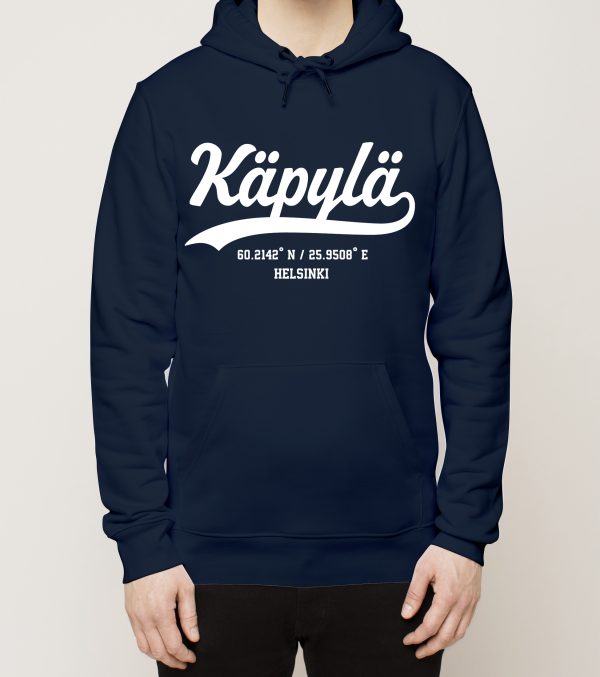 Helsinki – Käpylä, Kauno ja koordinaatit, huppari