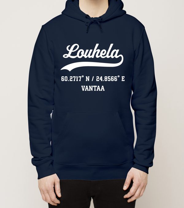 Vantaa – Louhela, Kauno ja koordinaatit, huppari