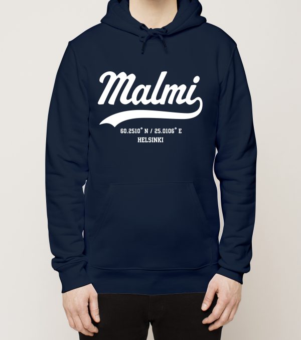 Helsinki – Malmi, Kauno ja koordinaatit, huppari