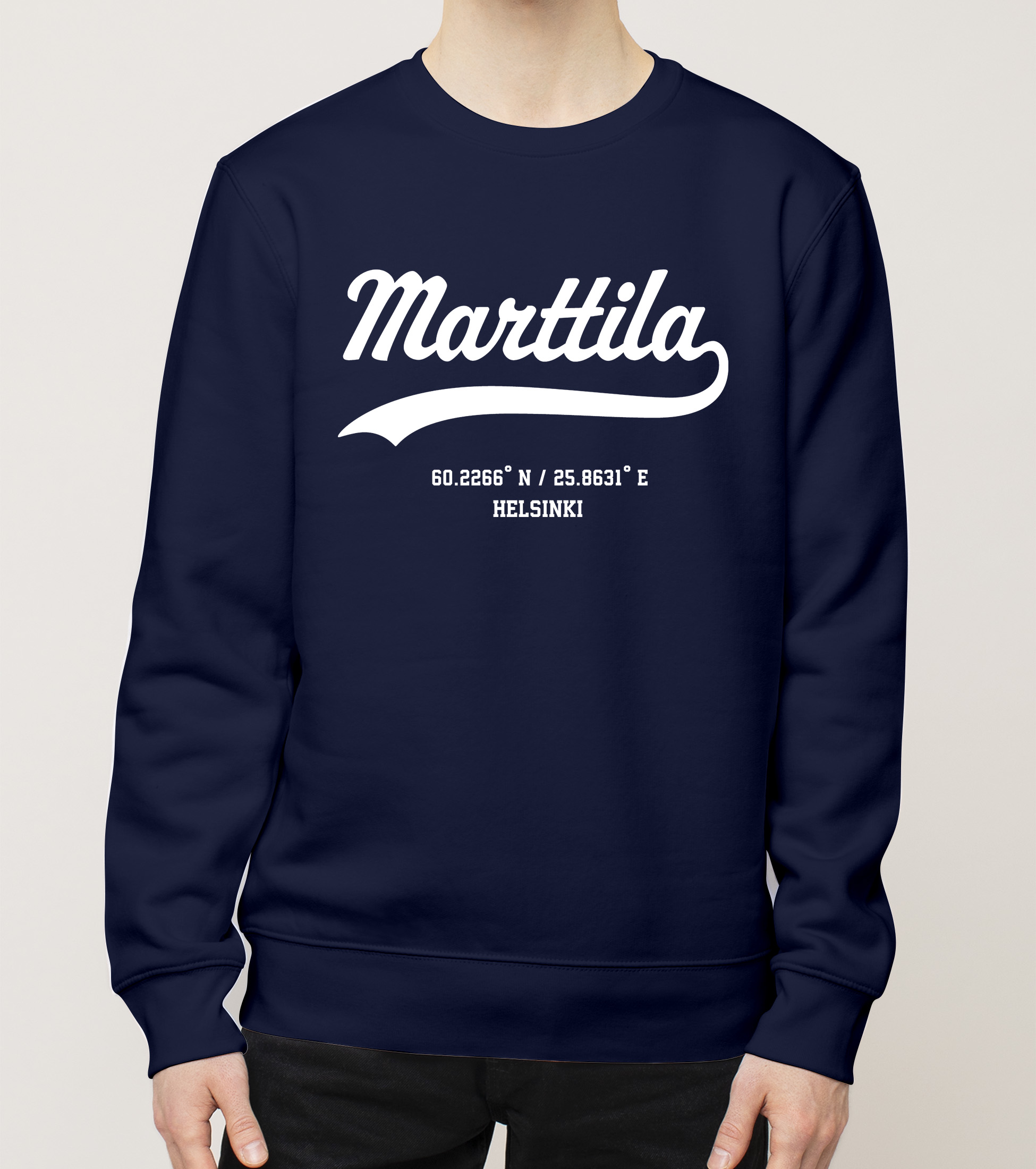 Helsinki – Marttila, Kauno ja koordinaatit, college