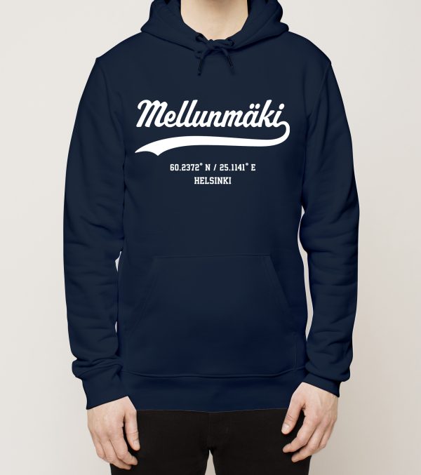 Helsinki – Mellunmäki, Kauno ja koordinaatit, huppari