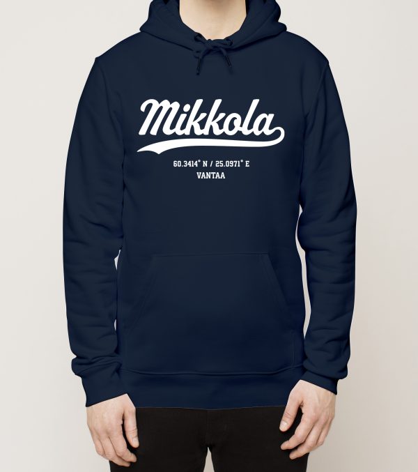 Vantaa – Mikkola, Kauno ja koordinaatit, huppari