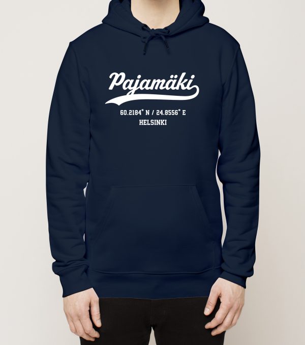 Helsinki – Pajamäki, Kauno ja koordinaatit, huppari