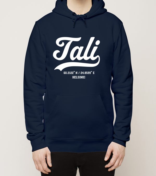 Helsinki – Tali, Kauno ja koordinaatit, huppari